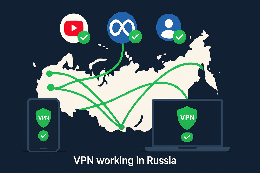 VPN не работает в России? Только не у нас! У нас работает!